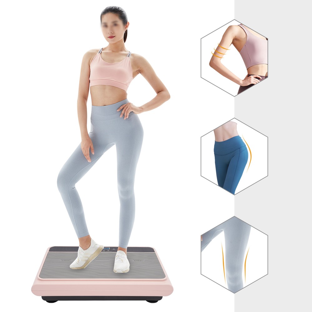 Fitness Vibration Plate Exercise Machine Body Workout Vibrate Training Platform