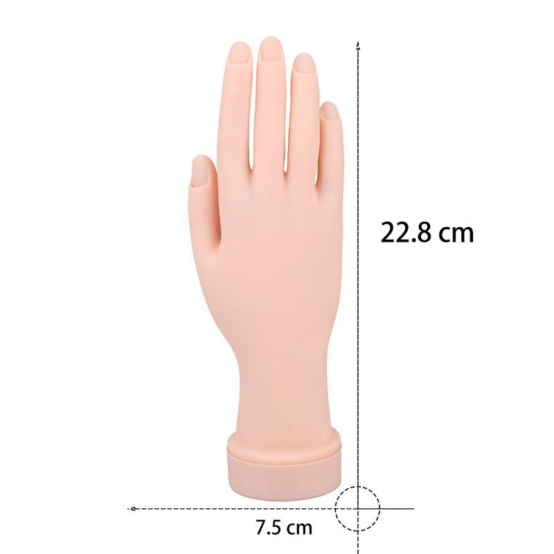 Manicure practice plastic hand model