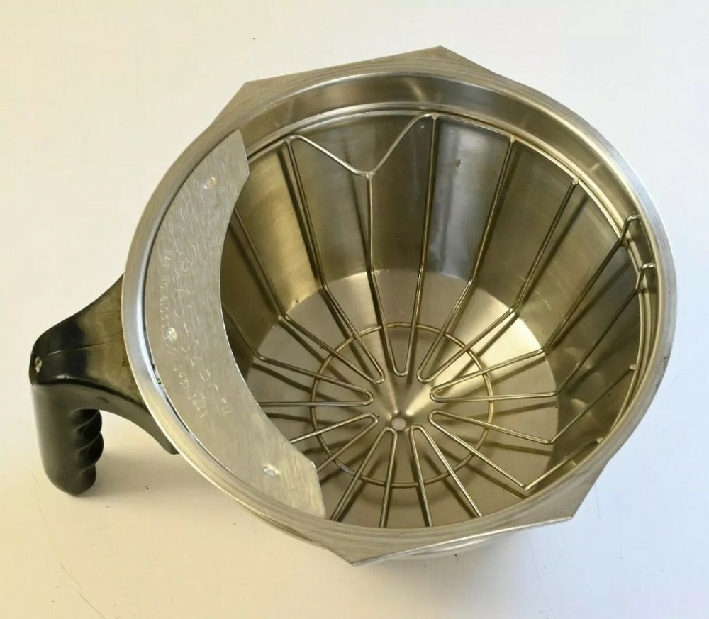 Bunn Coffee Replacement Splashguard Brewer Funnel Basket Filter Stainless 9"