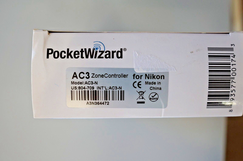 PocketWizard AC3 ZoneController for Nikon DSLR