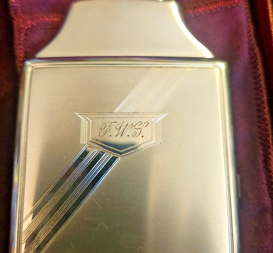 Vintage Ronson Mastercase Lighter & Cigarette Case – Chrome Art Deco Design WOW