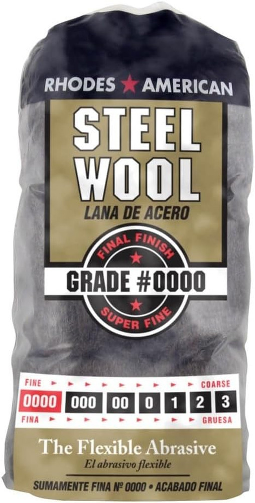 STEEL WOOL PAD#0000 12PK