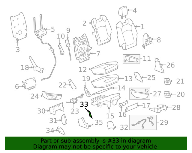 Genuine GM Upper Trim 15901232