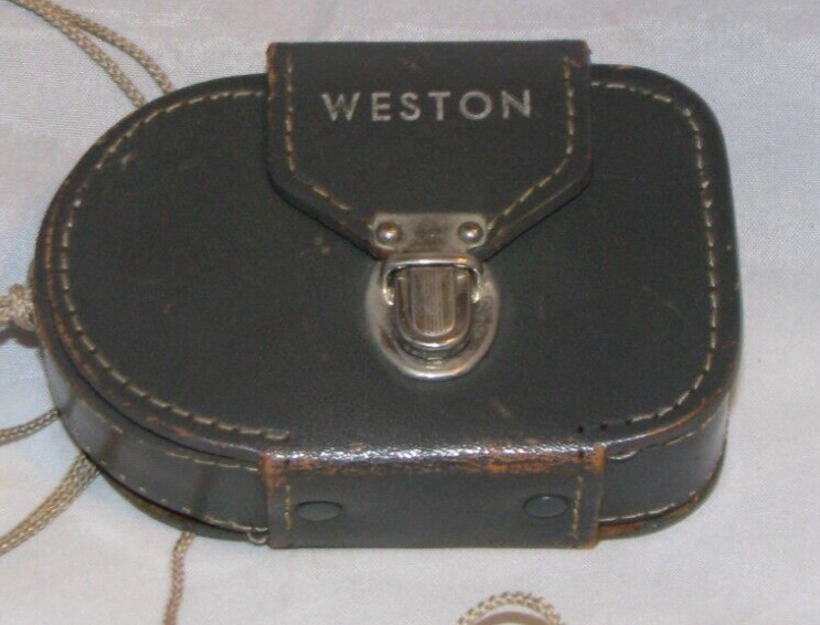 Weston Master IV Exposure Meter Model 745 with leather case