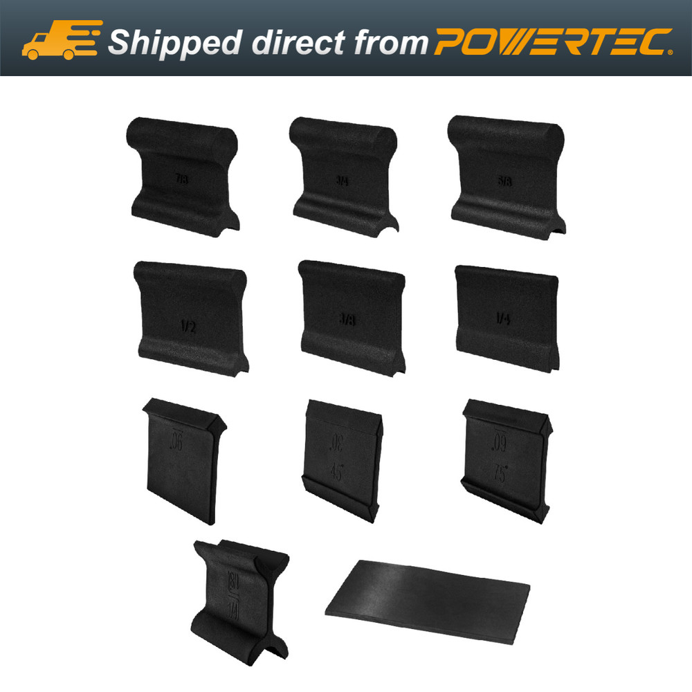 POWERTEC 71620 21-Profile Contour and Angle Sanding Grip Pack 11pc Set