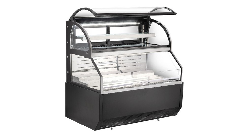 NSF Double Deck Open Display Refrigerated Showcase