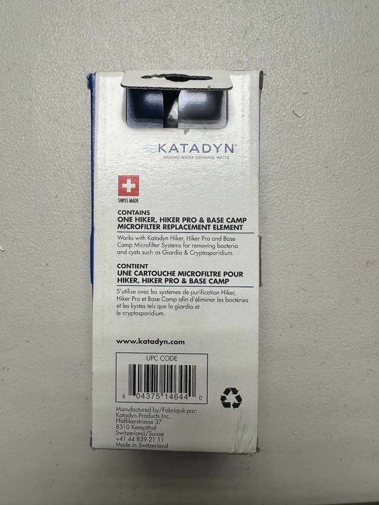 Katadyn Hiker Pro Base Camp Microfilter Replacement