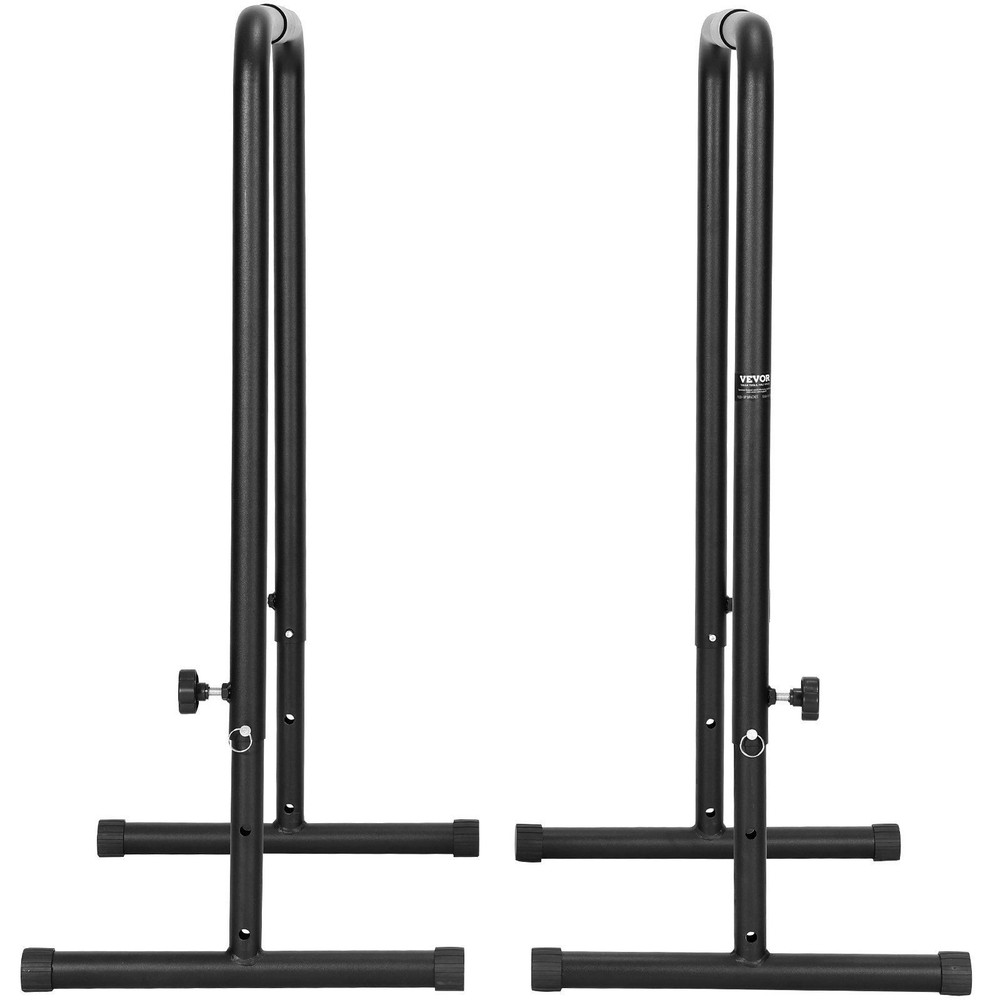 Upgraded 440lb Dip Bars with Wider Base and Extra Padding for Comfort