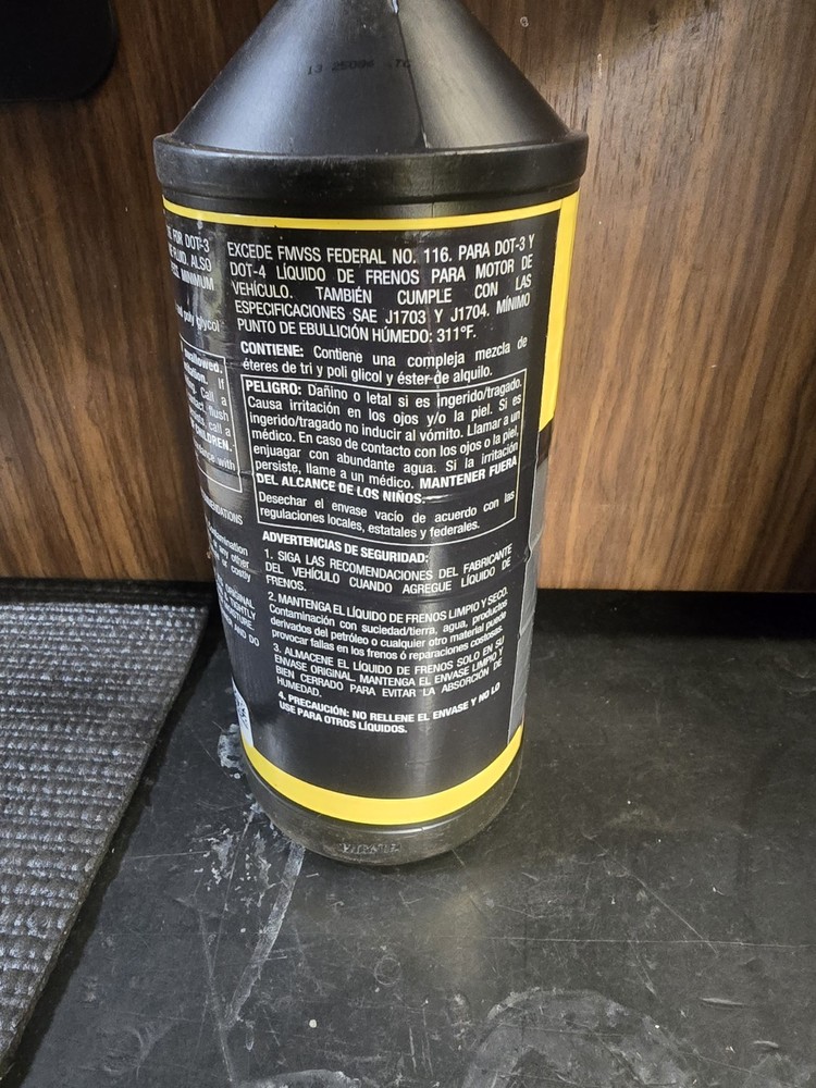 BRAKE FLUID SYNTHETIC DOT-4
