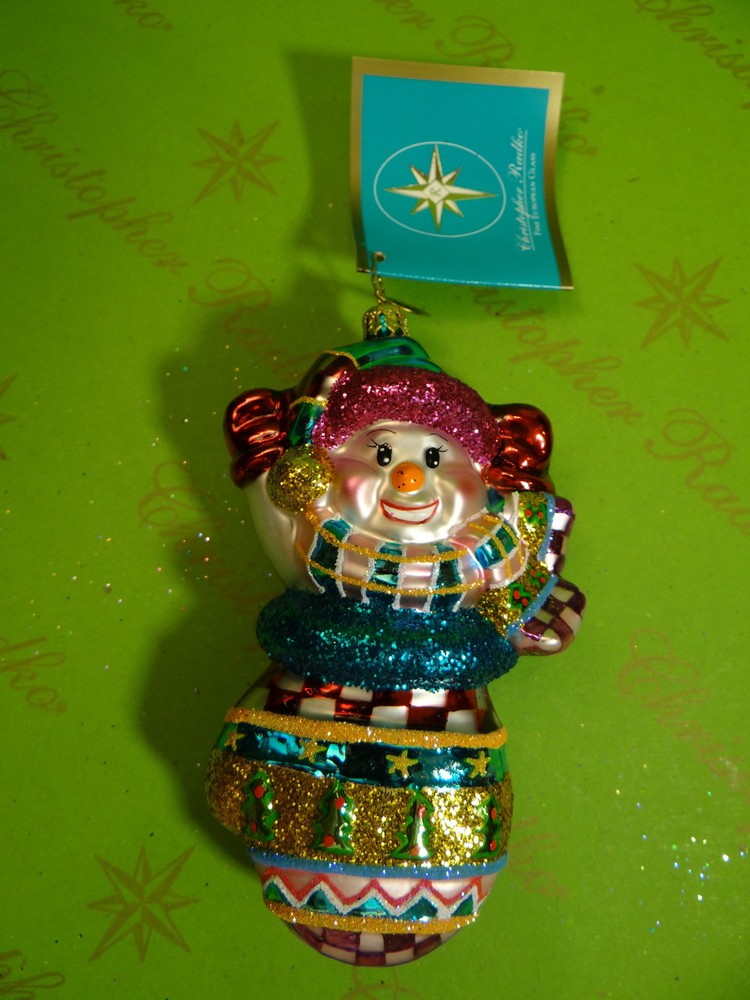 Christopher Radko Snowpatch Holidays Glove Glass Ornament