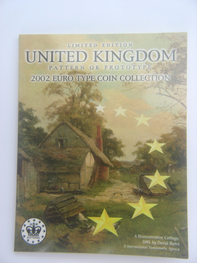 2002 United Kingdom Prototype Euro Type Coin Collection