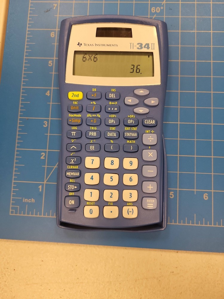 Texas Instruments TI-34 II Scientific Calculator School Office Math Device