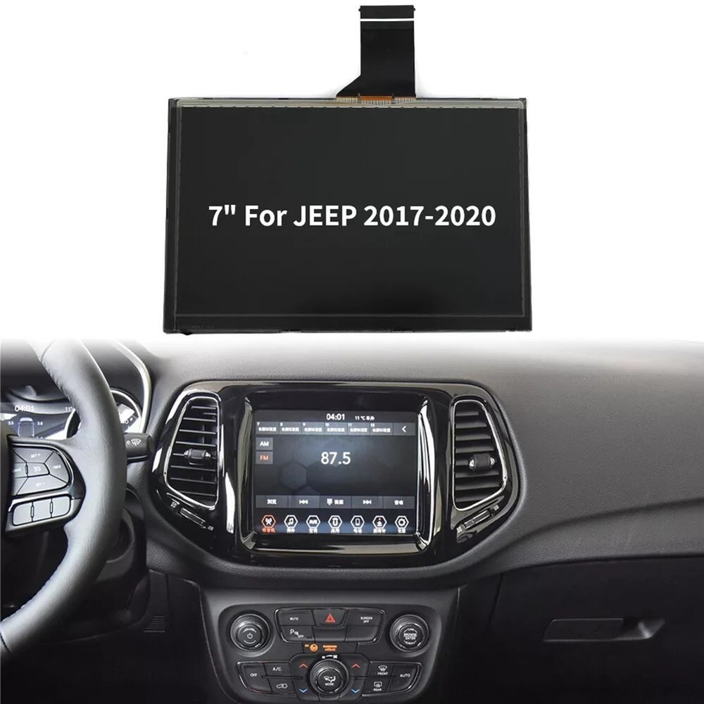 For Jeep For Compass Touch Screen LCD Display Replacement Part 7 Inches