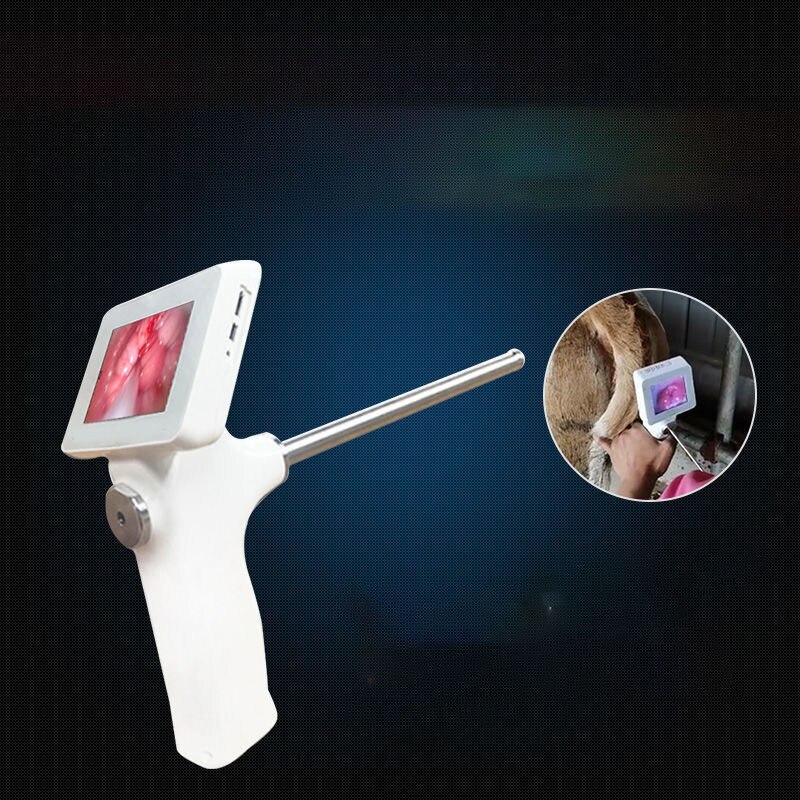 Cow Artificial Insemination Visual Endoscope Sperm AI Gun Veterinary Breeding