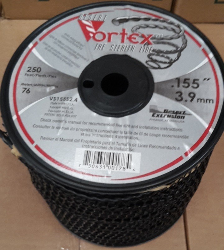 SILENT NYLON THREAD VORTEX BRUSHCUTTER 3.9MM X 76 METERS