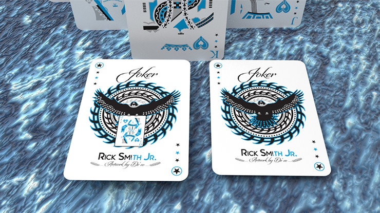 Ice Falcon Throwing Cards by Rick Smith Jr. and De'vo - Magic
