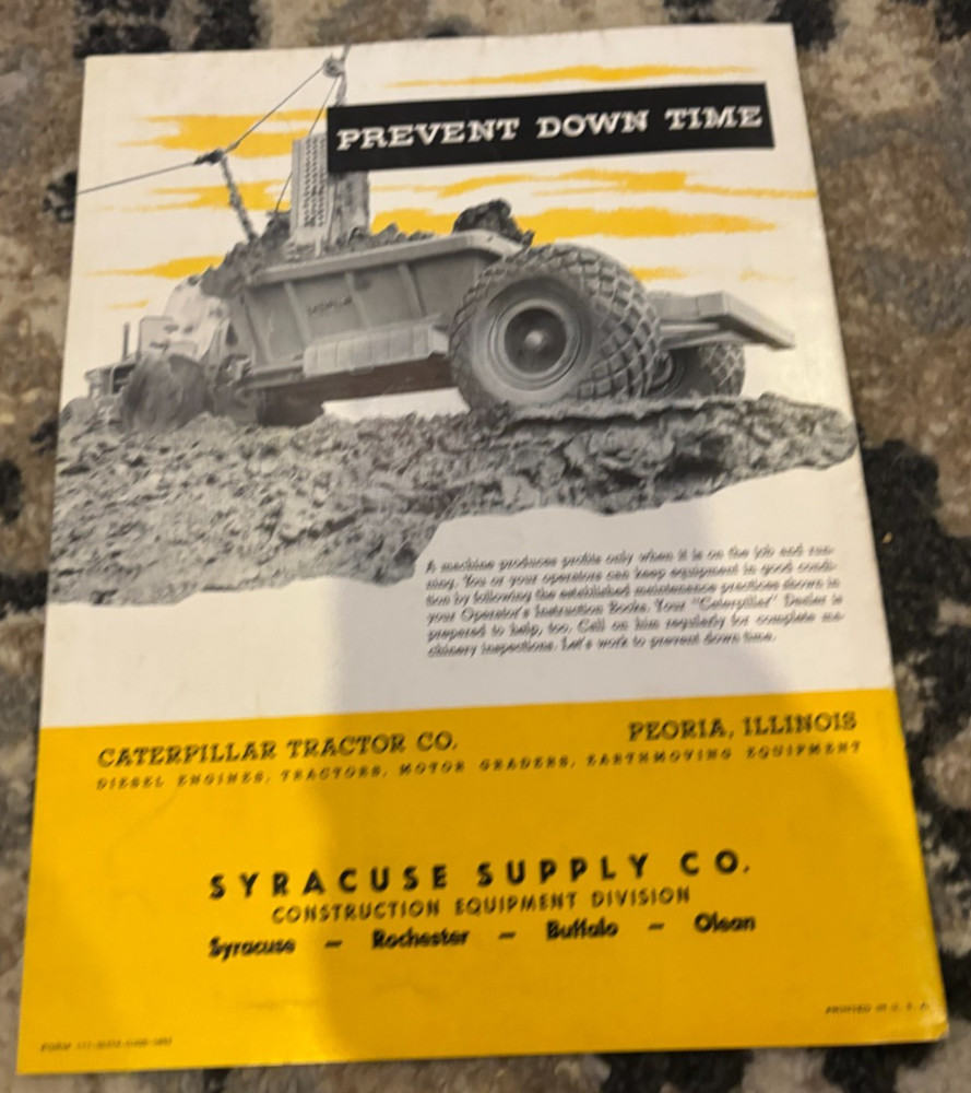 Caterpillar CAT Prevent Down Time Brochure AMIL26