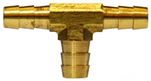 1/2" Brass Hose Barb Tee QTY 2