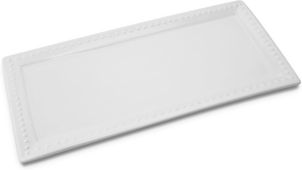 KOVOT SET OF 3 RECTANGULAR CERAMIC SERVING PLATTERS