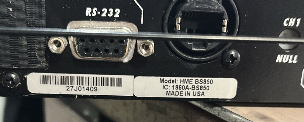 HME PRO 850 BAND A2 COMPLETE WIRELES RF INTERCOM SYSTEM