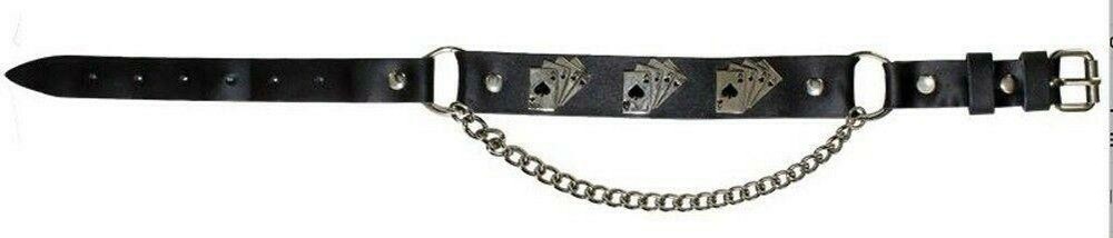 Motorcycle Boot Chains Leather Strap Various Designs Fits All Boots Stylish NEW
