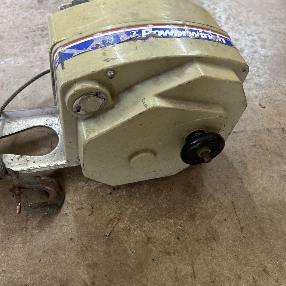 POWERWINCH VR192 Electric Boat Winch 3500 LB Single Line Pull (UNTESTED)