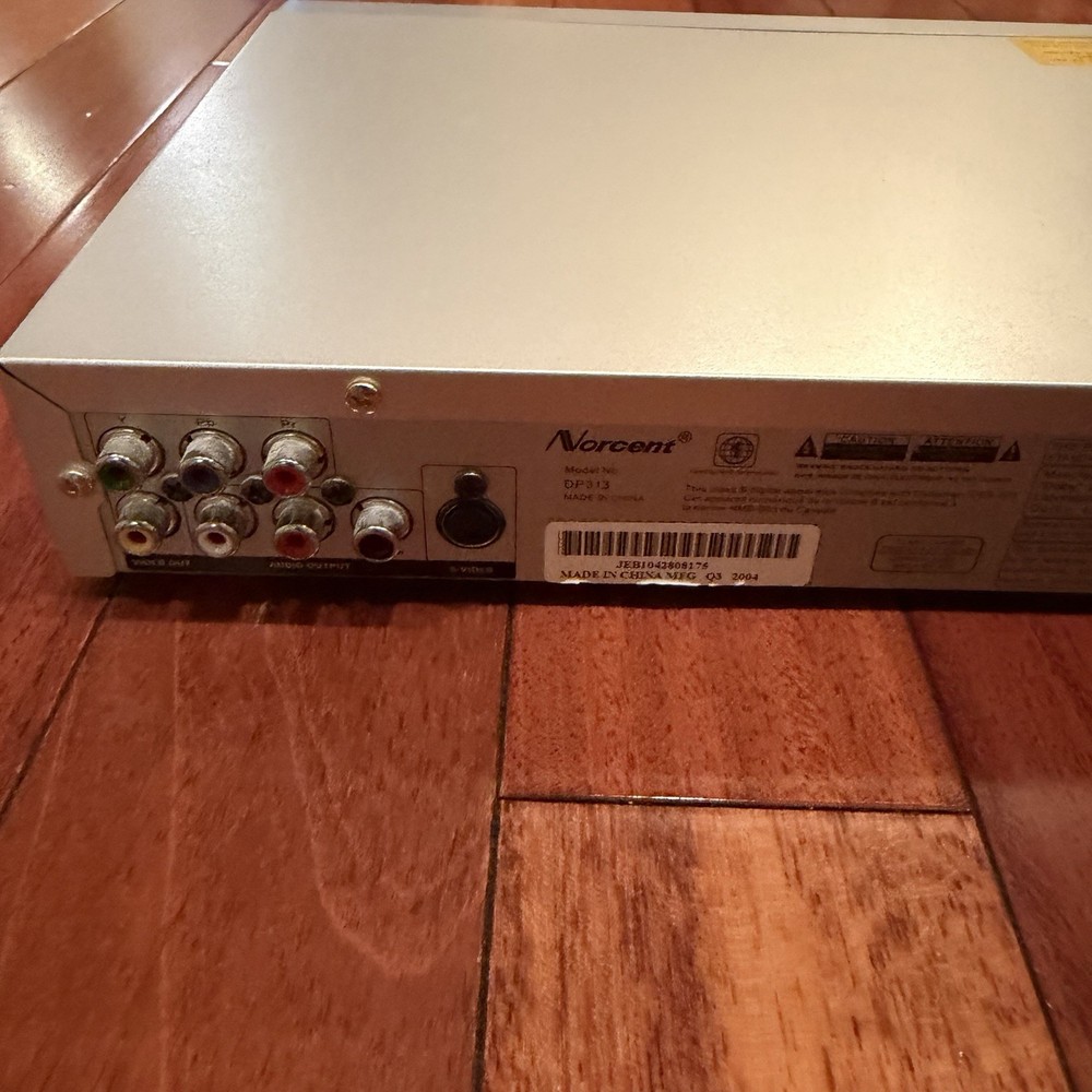 Norcent DP313 DVD Player Silver No Remote Control