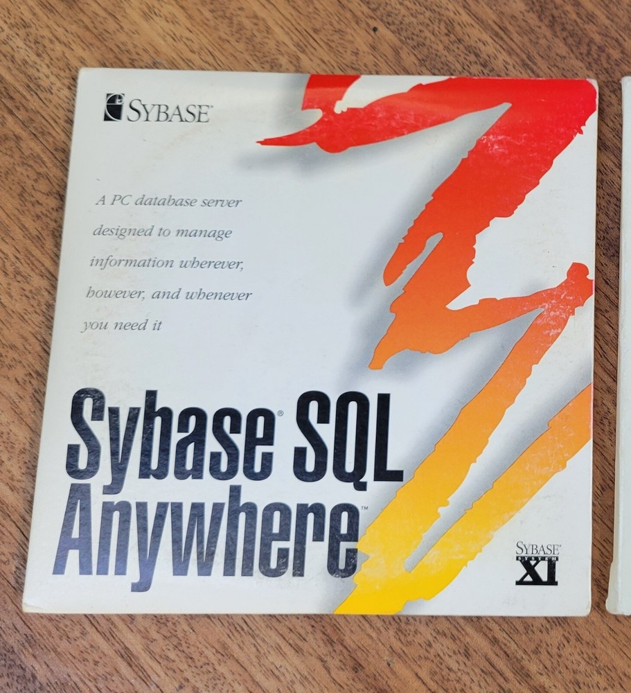 Sybase SQL Anywhere Database Server System XI For Windows 95 v 5.0