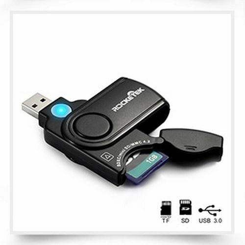 USB 3.0 Multi 2 in 1 Memory Card Reader Adapter SD/TF Micro SD Computer Laptop