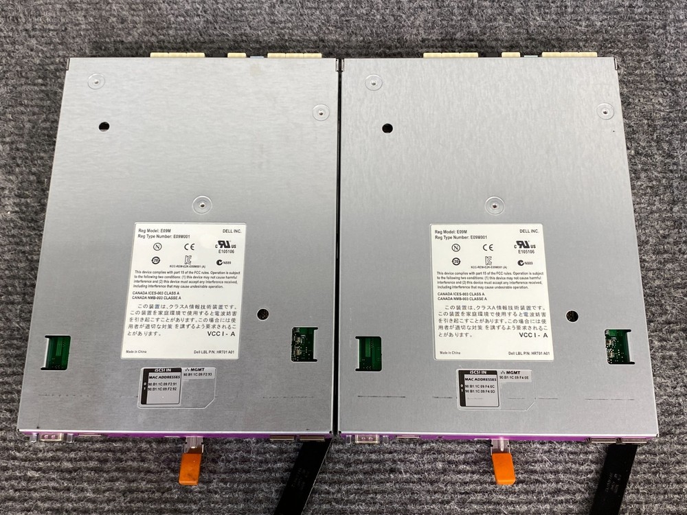 Dell EqualLogic PS4100 Storage Array, No Drives, 2x Controller Modules w/ Cord