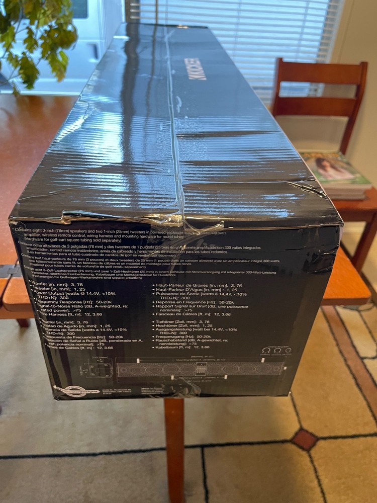 KICKER 47KPB2 300W Speaker System Enclosure