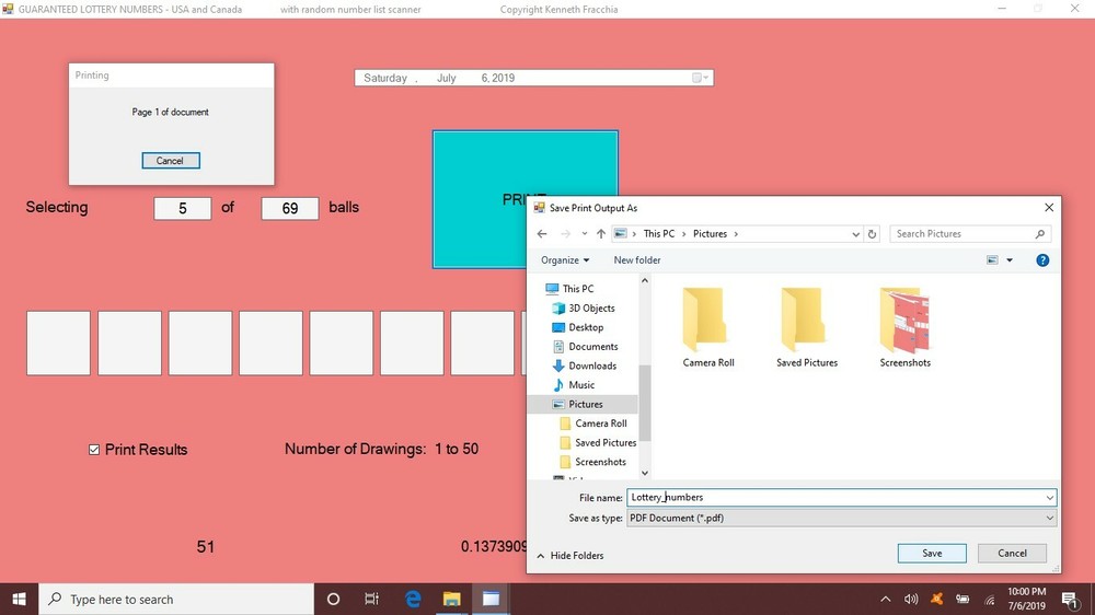 Guaranteed Lottery Numbers software - USB Flash Drive