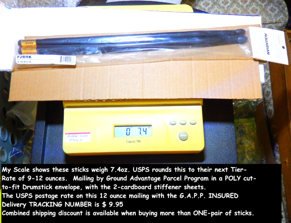 Aquarian Drumsticks, ROCK drumsticks