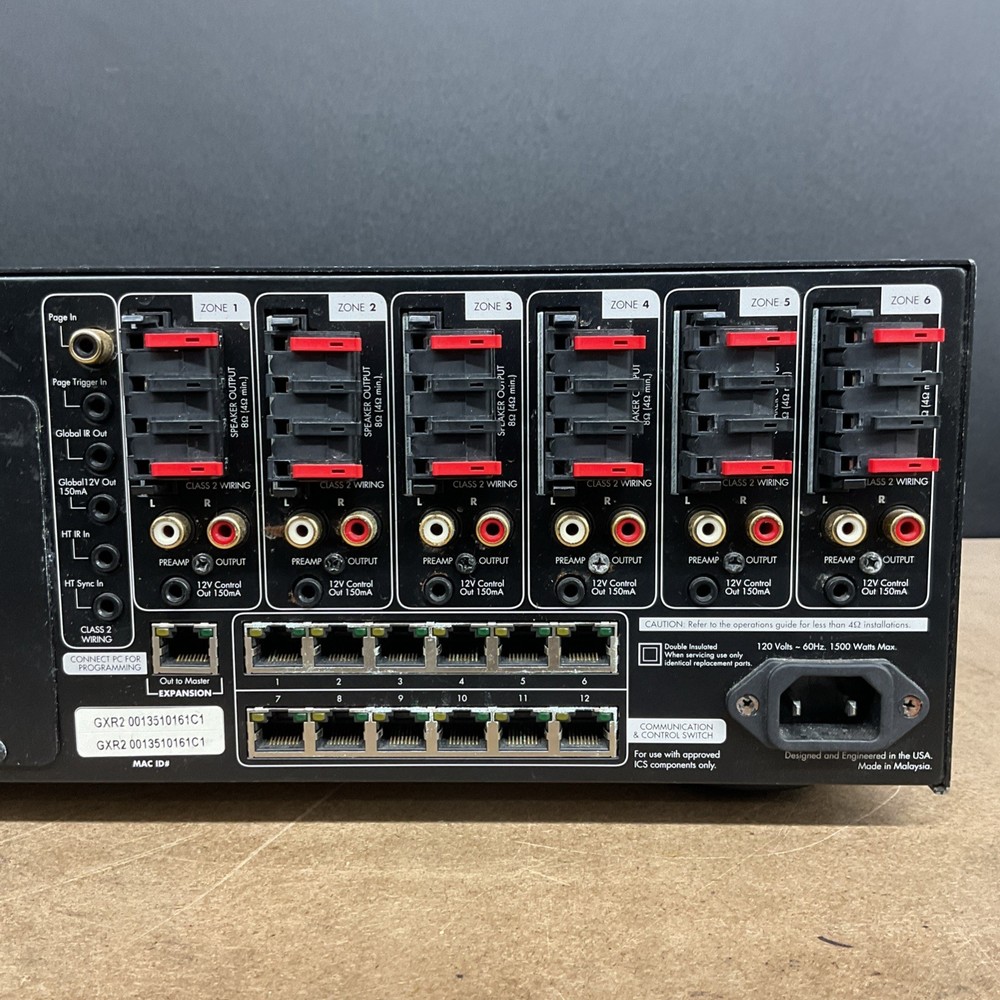 Niles Modular Multizone Receiver GXR2 & Modules Bundle - Tested Working No Cable