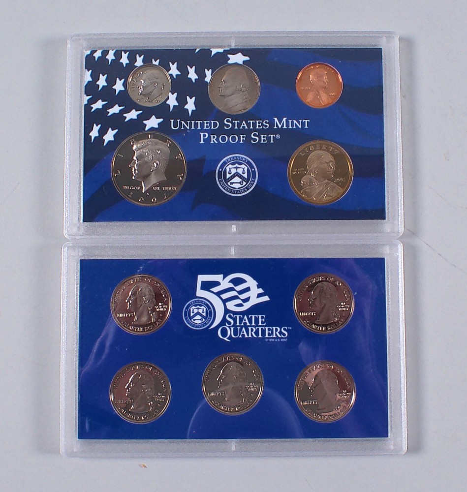 US Mint Clad Proof Sets Complete Run 2000-2006 Full 7 Box Collection