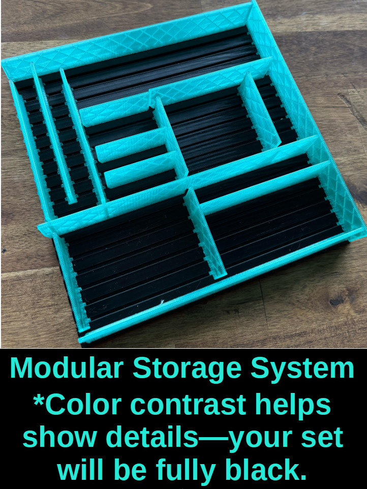 Modular Storage System | Customizable Drawer Organizer | 200mmx200mm Starter Set
