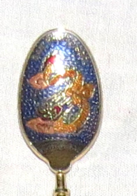 San Francisco Vintage Enamelled Spoon