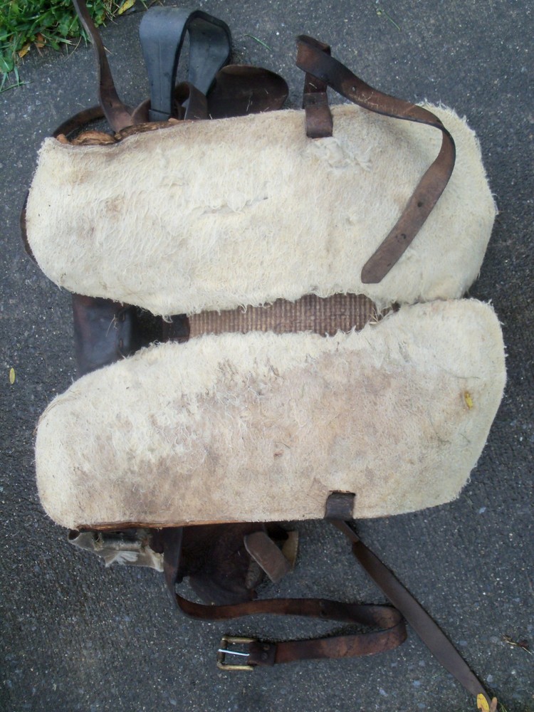 Vintage Older Riding Saddle, Measures 13"