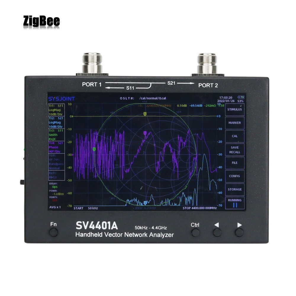 iAnalyzer 50KHz-4.4GHz VNA Analyzer Vector Network Analyzer 100DB Dynamic Set