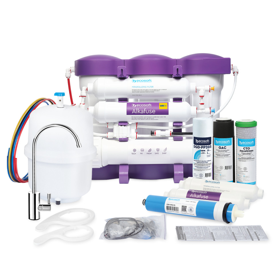 Ecosoft Annual PURE Alkafuse Drinking Pack of 6 Replacement Filters