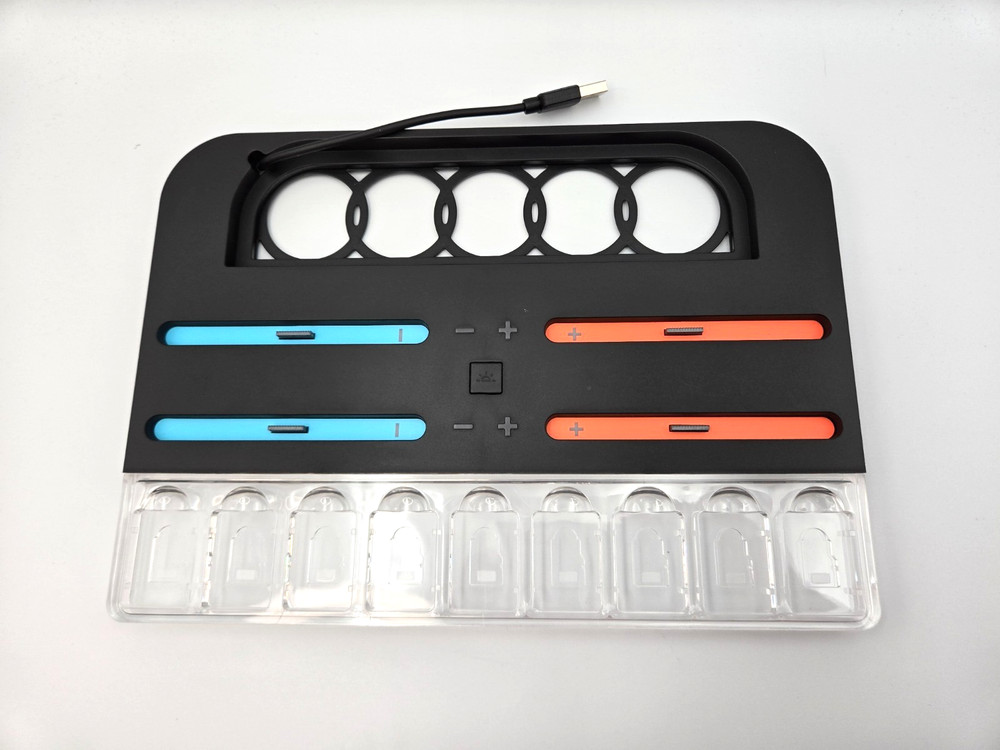 Charging Dock for Nintendo Switch 2 Console & Joy-Cons, 9 Game Slots+ Screen Pr