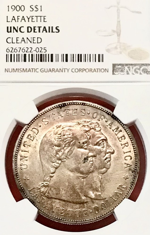 NGC UNC 1900 LAFAYETTE COMMEMORATIVE DOLLAR
