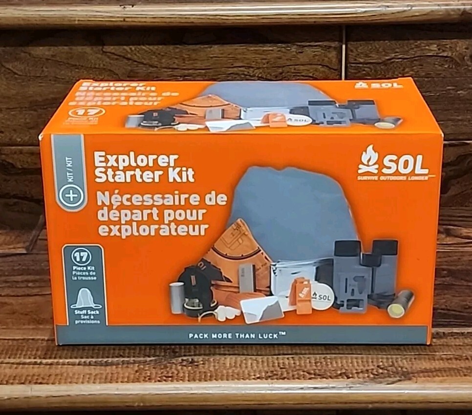 SOL EXPLORERS KIT 14 pc. Survival Essential Starter Kit - BRAND NEW (OOP)