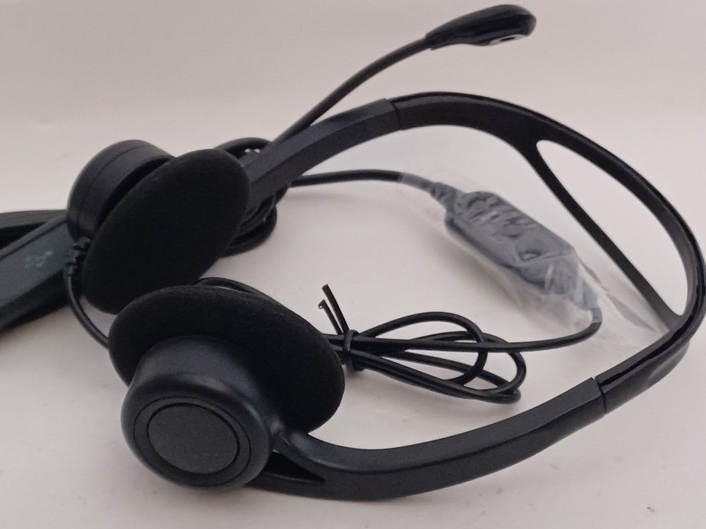 3A Logitech 960 USB Computer Headset M/N A00091