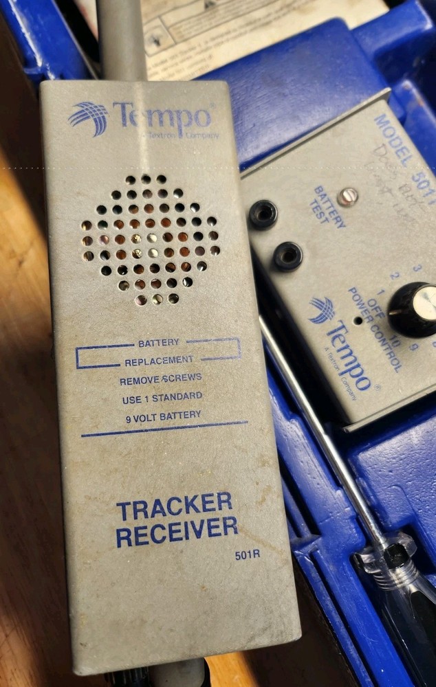 Tempo Model 501 Tracker II Underground Cable Locating System