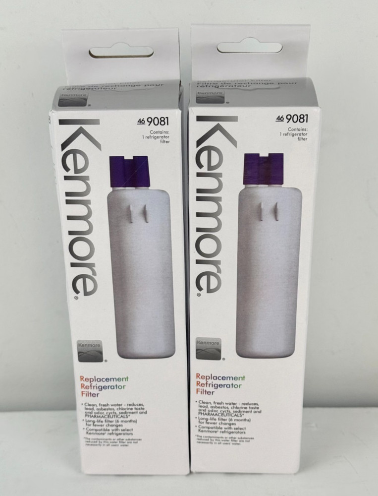 2 Pack - Kenmore 469081 Refrigerator Water Filter