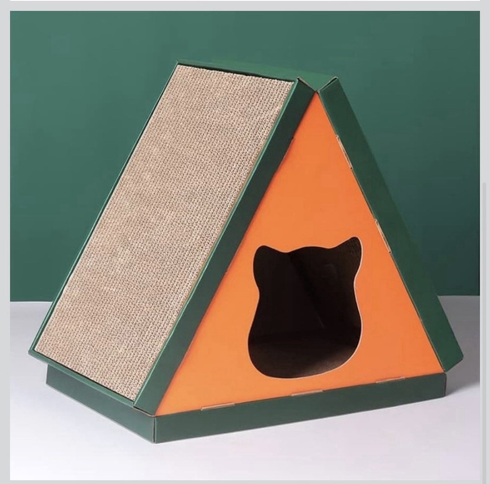 Cat Cardboard & Scratching Cardboard Pyramid