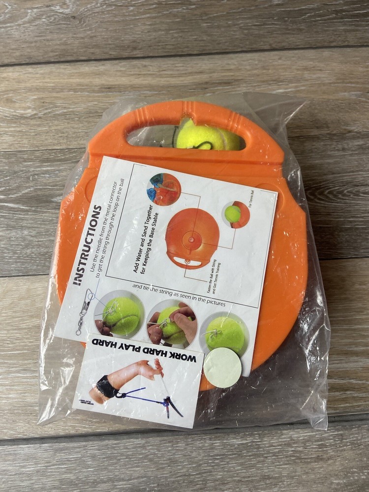 Trnnis Training Exercise Practice Ball Back Base Tool New