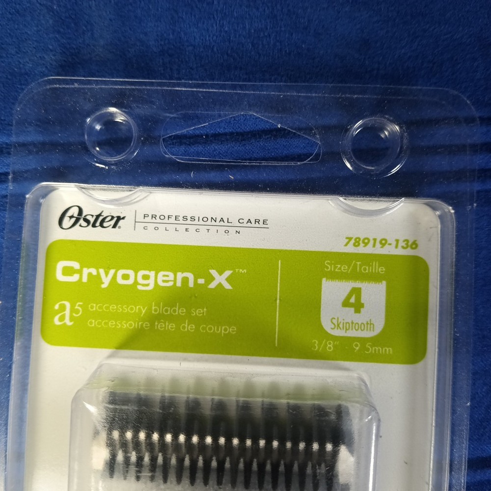 Oster Cryogen-Accessory Blade Set #4F - 3/8" / 9.5mm, NEW ~ SHIPS~FAST 📭 🚚§}~