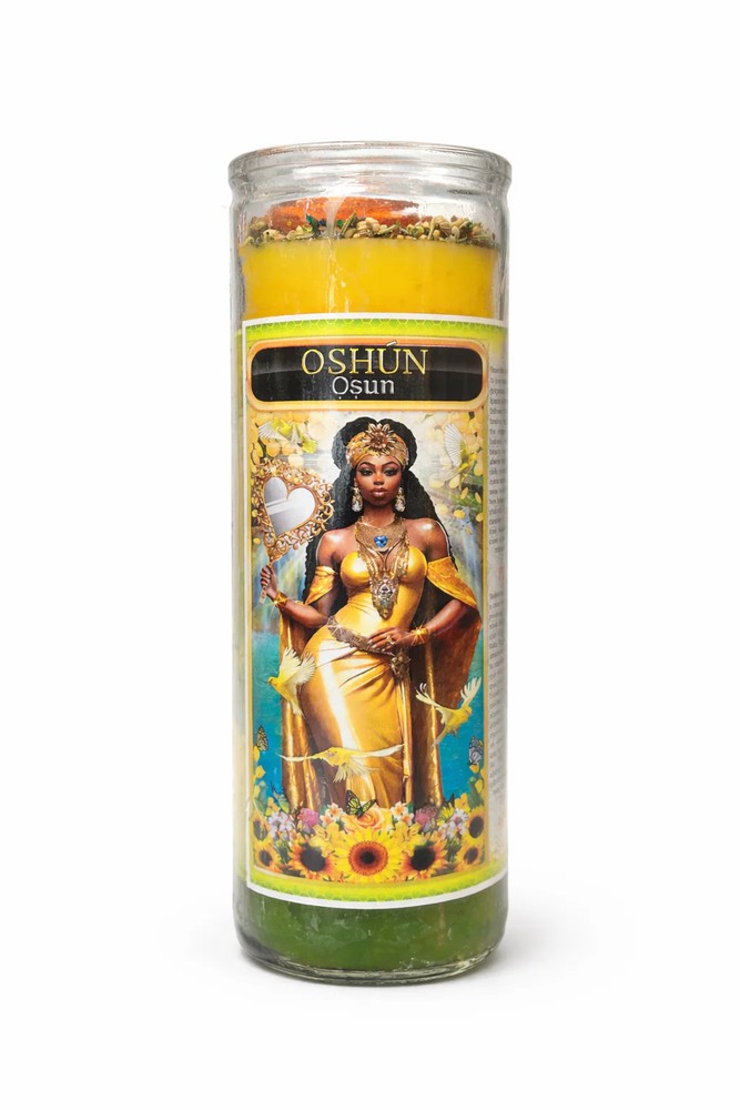 Osun (Oshun) Complete 7-Day Candle Ritual Set